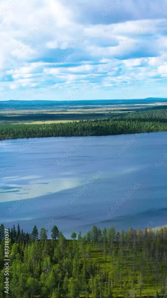 Aerial view of beautiful Finland landscape Aerial view of beautiful Finland landscape