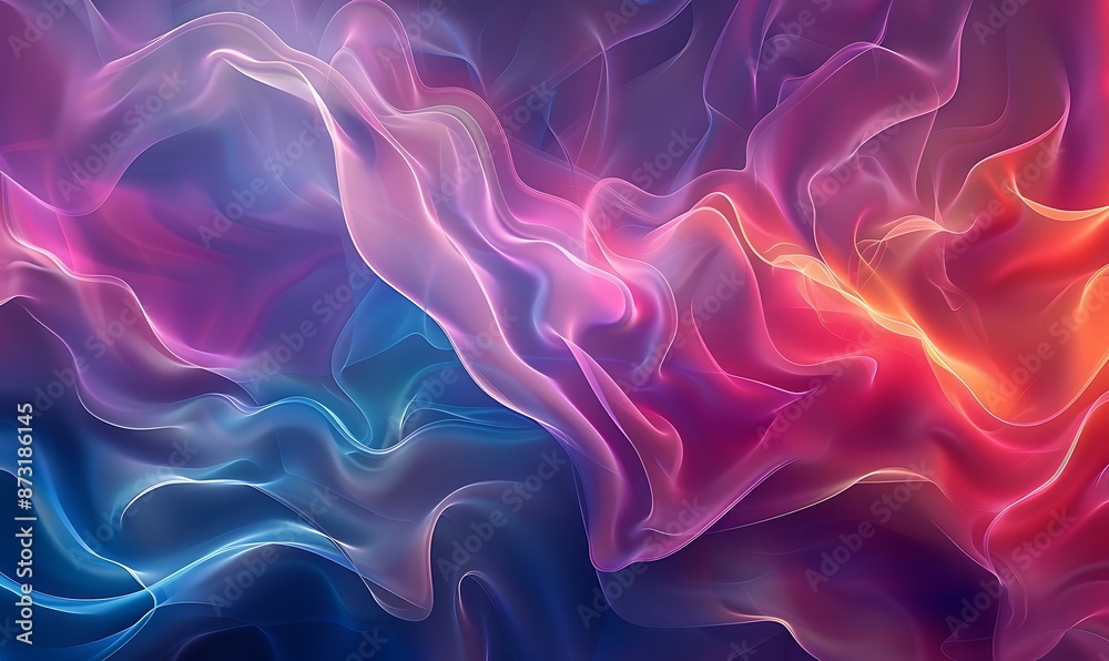 Vibrant Fluid Gradient with Swirling Colors, Abstract Dreamscape Wallpaper Vibrant Fluid Gradient with Swirling Colors, Abstract Dreamscape Wallpaper