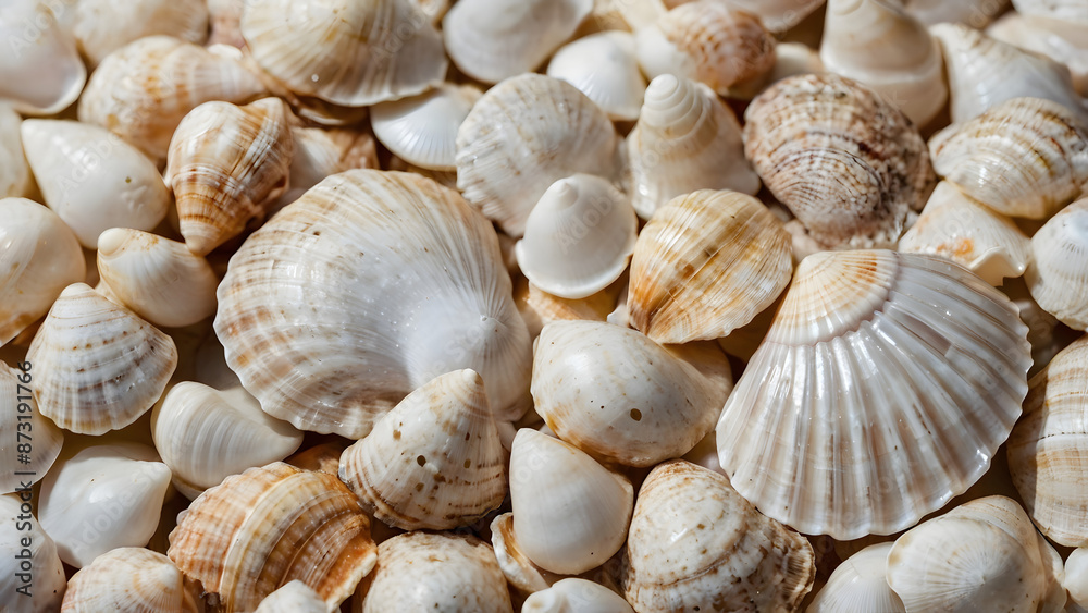 seashells on the beach