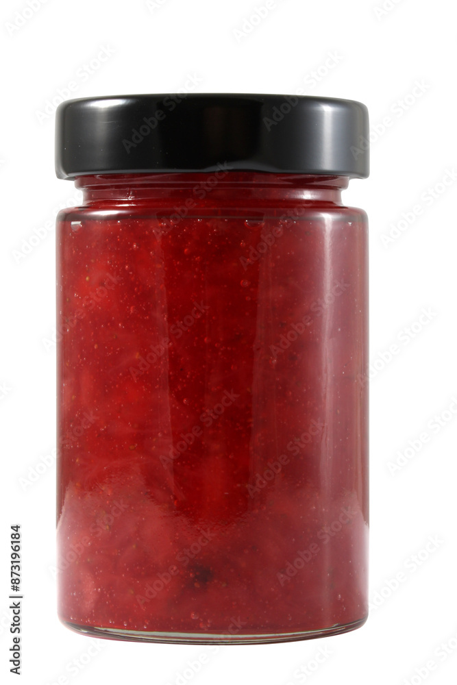 a jar of strawberry jam a jar of strawberry jam