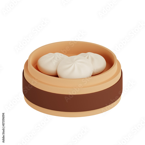 bapao 3D illustration