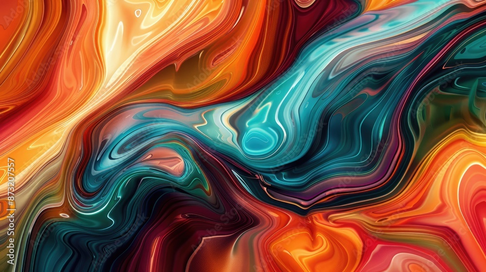 An abstract background with swirling, organic shapes in bright, contrasting colors. An abstract background with swirling, organic shapes in bright, contrasting colors.