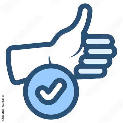 agree hand gesture thumb up icon