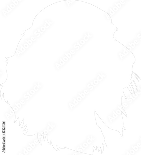 English Setter outline
