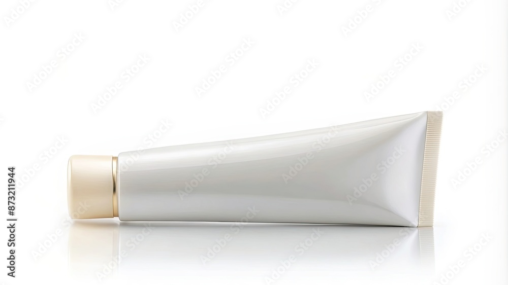cream tube packaging isolated on white background cream tube packaging isolated on white background