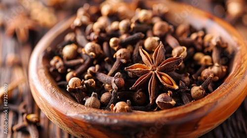 Wallpaper Mural A bowl of spices with a star on top Torontodigital.ca