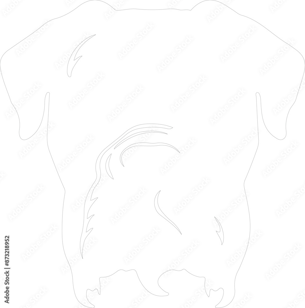 Cane Corso outline