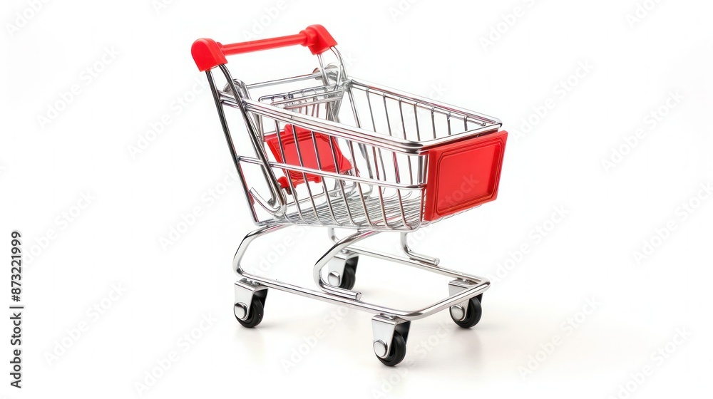 Shopping cart isolated on white background. Shopping cart isolated on white background.