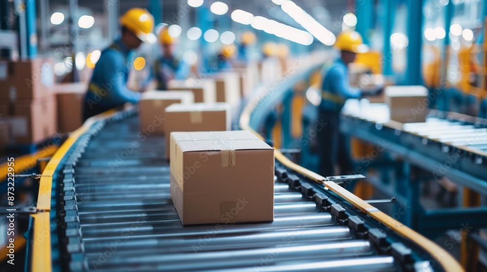 Efficient Logistics Team in Modern Plant Setting with Minimalist Design Efficient Logistics Team in Modern Plant Setting with Minimalist Design