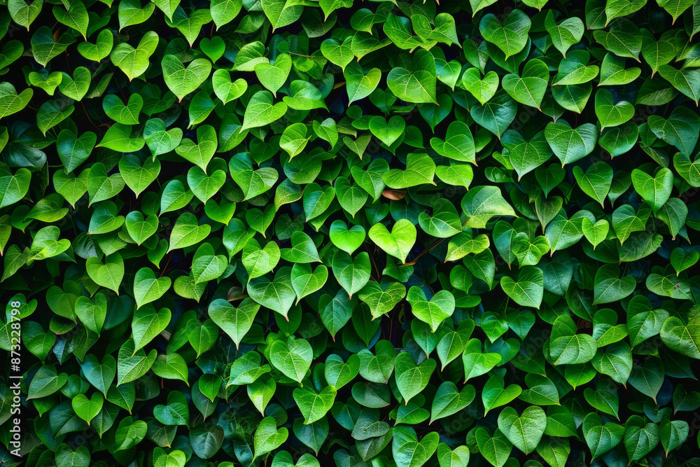 The texture of tropical green leaves. The natural pattern The texture of tropical green leaves. The natural pattern
