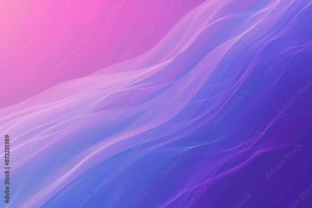Beautiful abstract background with a soft purple and blue gradient flowing lines and waves Beautiful abstract background with a soft purple and blue gradient flowing lines and waves
