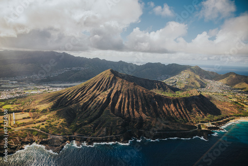 view from the volcano