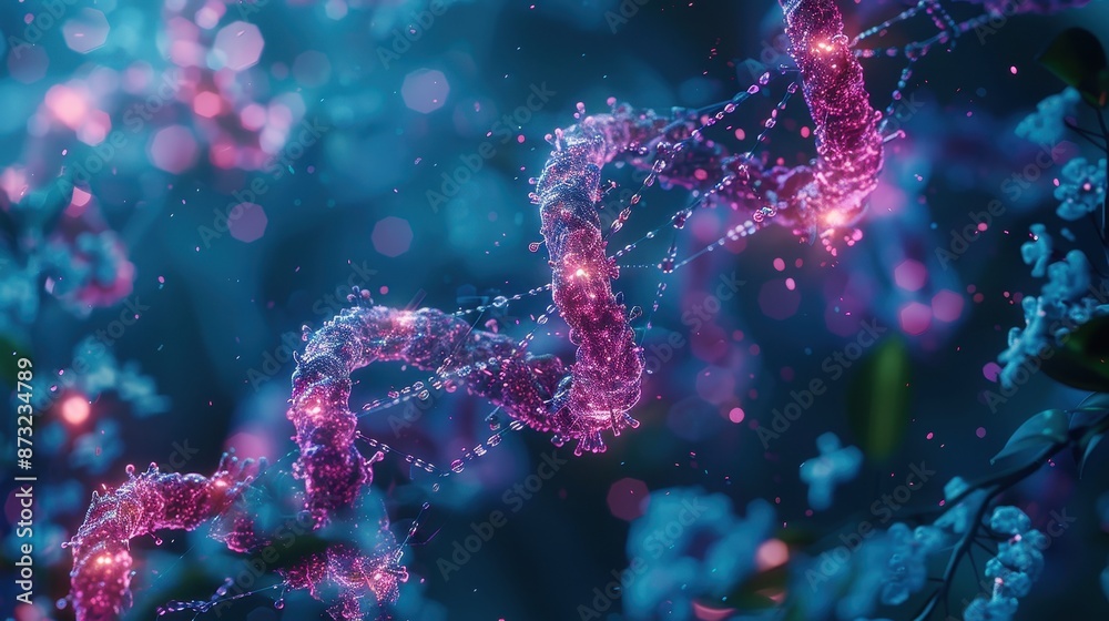 Fototapeta premium A photo representing Regenerative Medical Biotechnology, high-quality, illustration background