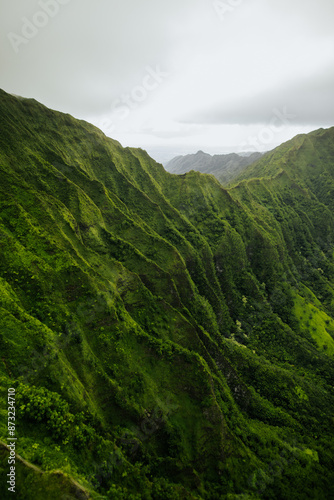 green mountain landscape