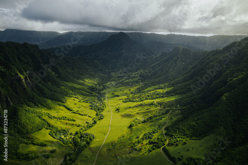 landscape with clouds