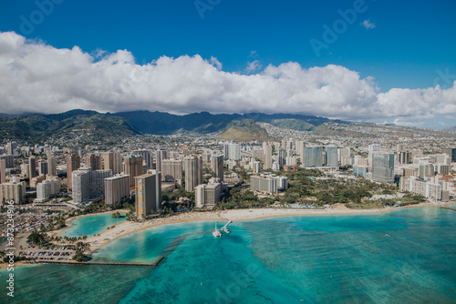 coastline view from helicopter