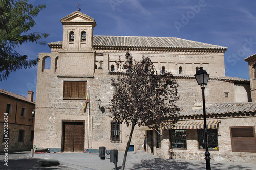 The Tránsito Synagogue is a synagogue located in Toledo, Spain. It is one of the most important surviving synagogues in Spain photo