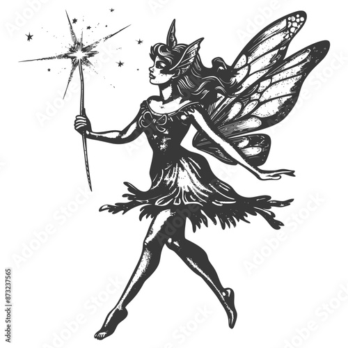 Vintage Fairy Illustration