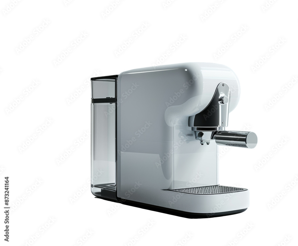 Modern coffee maker machine, isolated on white. Modern coffee maker machine, isolated on white.