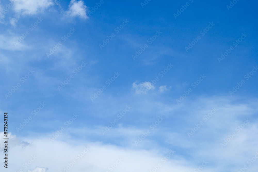 Blue sky and White cloud nature background. Blue sky and White cloud nature background.