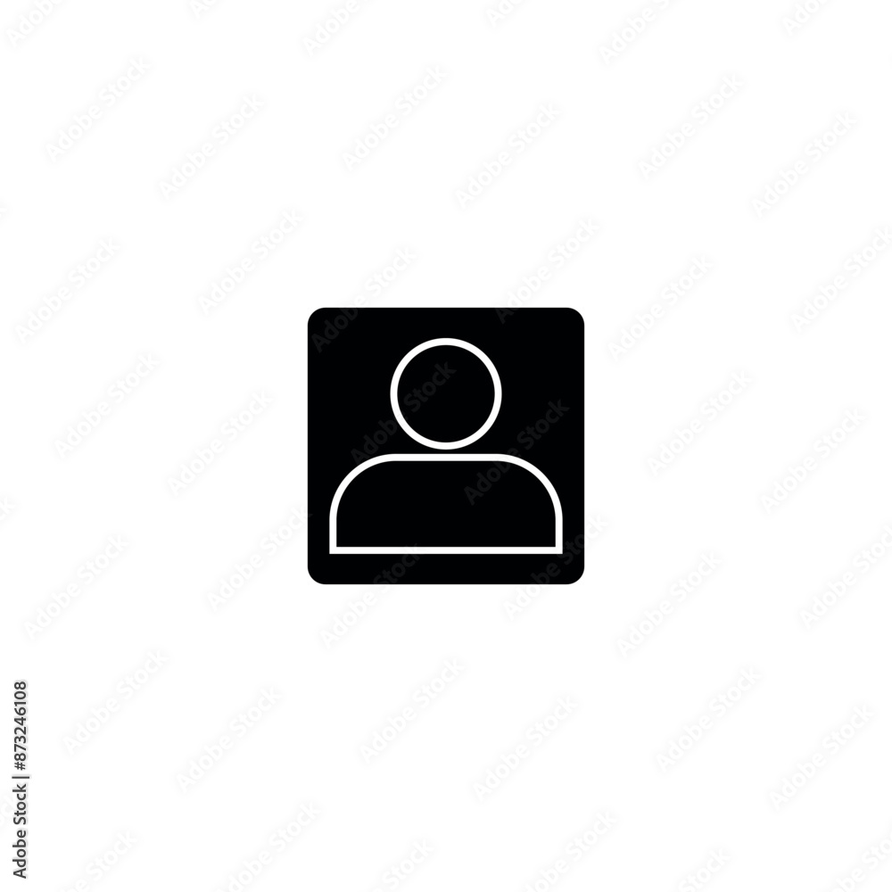Social Icon on Button. User Profile and Avatar Icons. Vector Illustration Social Icon on Button. User Profile and Avatar Icons. Vector Illustration