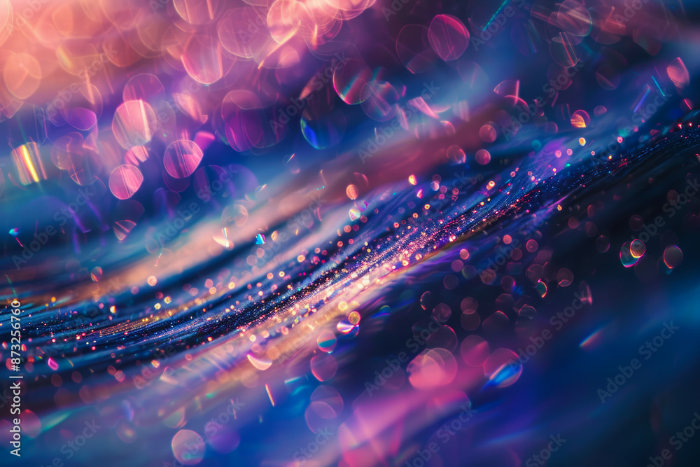 Abstract Neon Bokeh Lights with Vibrant Dreamy Colors and Sparkling Curves Abstract Neon Bokeh Lights with Vibrant Dreamy Colors and Sparkling Curves
