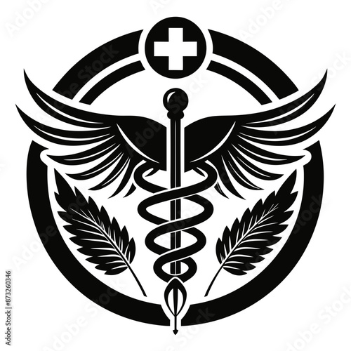 Veterinary Medicine Logo Vector Illustration