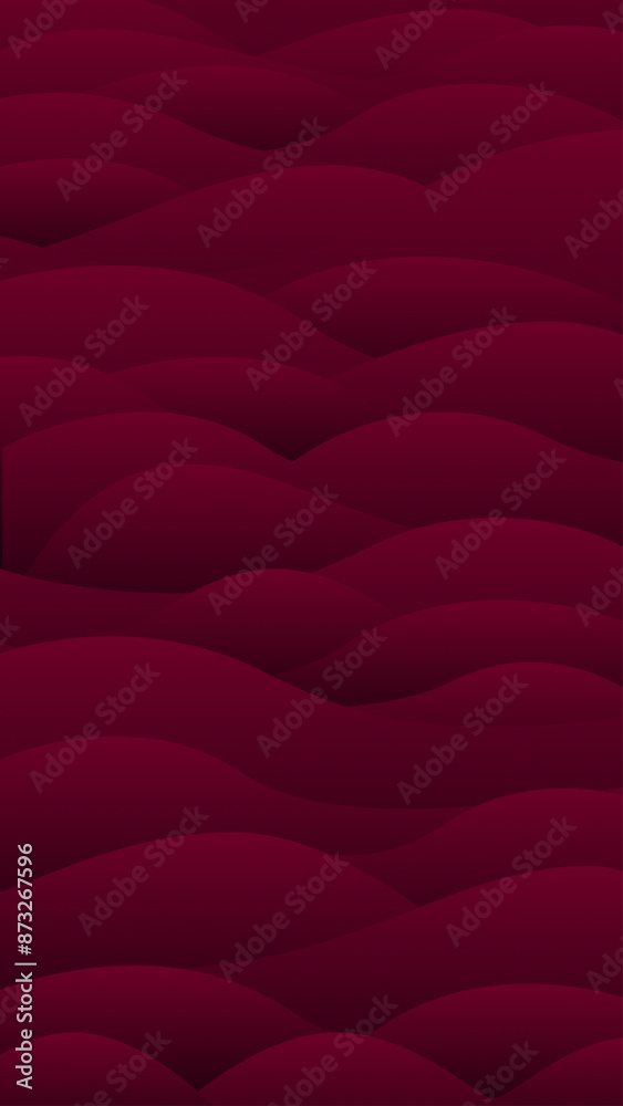Obraz premium Illustration wallpaper with an elegant gradient of mountains, and minimalist style to use as a background on your computer or cell phone, can also be used for composition for social networks and banne