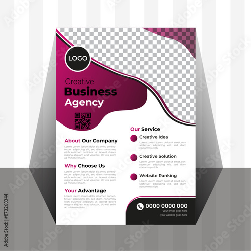 Brochure design annual report, poster brochure design, cover modern layout abstract business flyer and creative design in A4 size .
