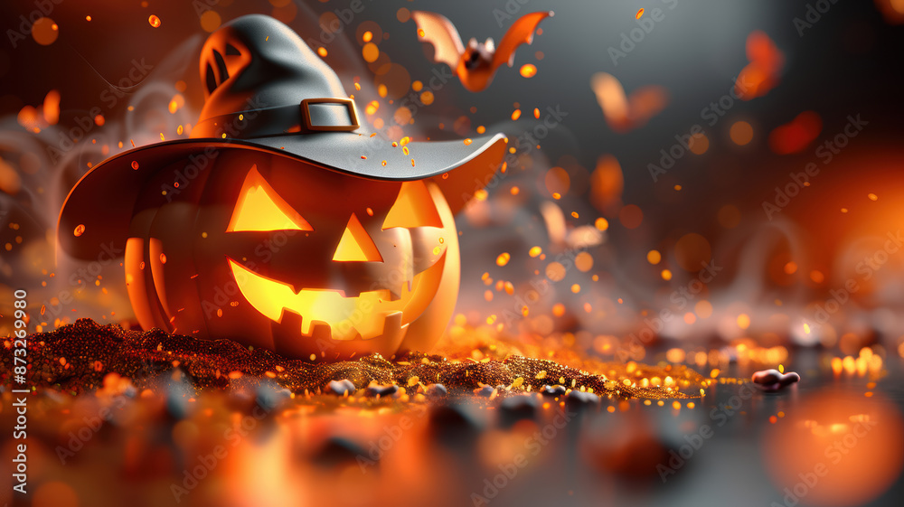 Fototapeta premium Animated Halloween Design