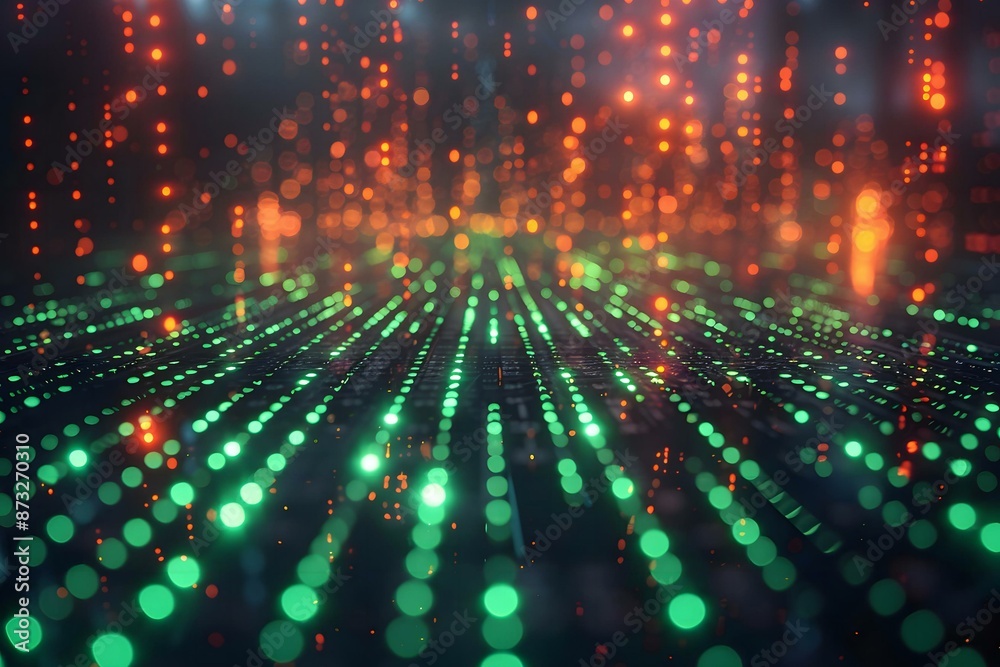 Fototapeta premium Programming code abstract technology background