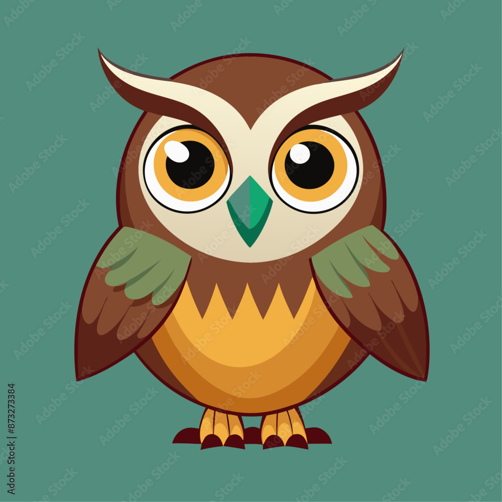 Owl Vector Wild forest bird Owl Vector Wild forest bird
