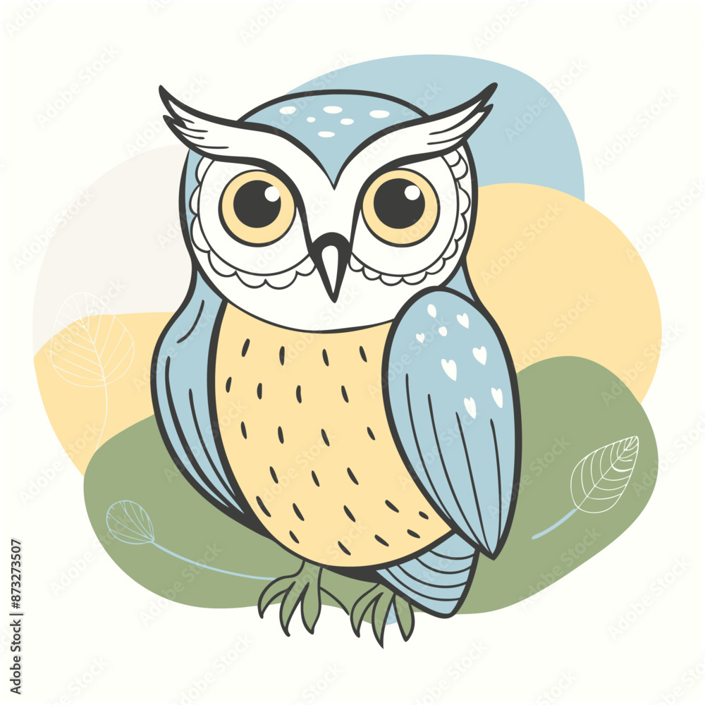 Owl Vector Wild forest bird Owl Vector Wild forest bird
