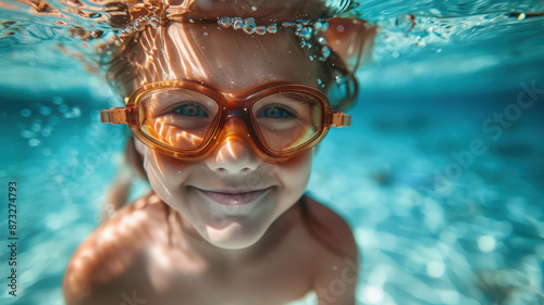 Happy Child in the Pool © M.Gierczyk