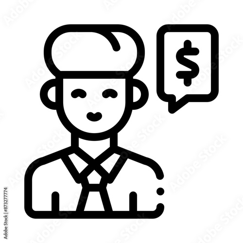 negotiation line icon