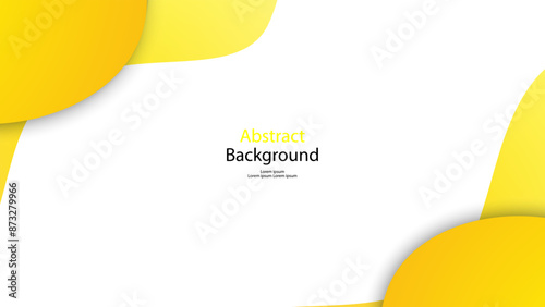 Yellow color background abstract art vector