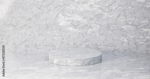 marble podium mockup design background