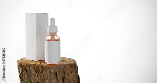 product mockup design on white background