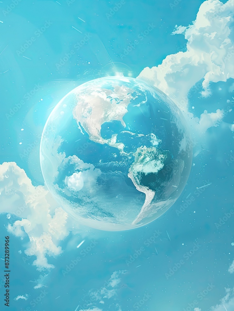 World Ozone day Creative illustration, Poster design, realistic, HD, copy space - generative ai World Ozone day Creative illustration, Poster design, realistic, HD, copy space - generative ai