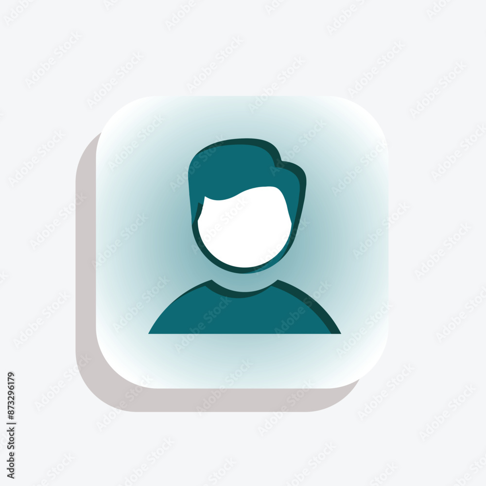 simple man icon. premium flat design style. Suitable for icons for reports, web, presentations etc. vector design template simple man icon. premium flat design style. Suitable for icons for reports, web, presentations etc. vector design template