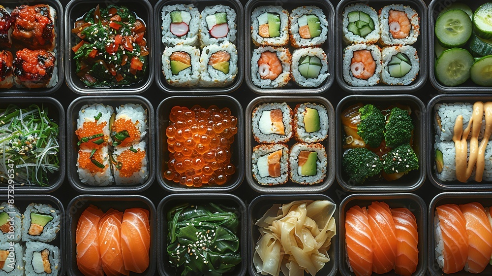 Realistic food patterns showcasing global cuisines and regional specialties. , Minimalism,