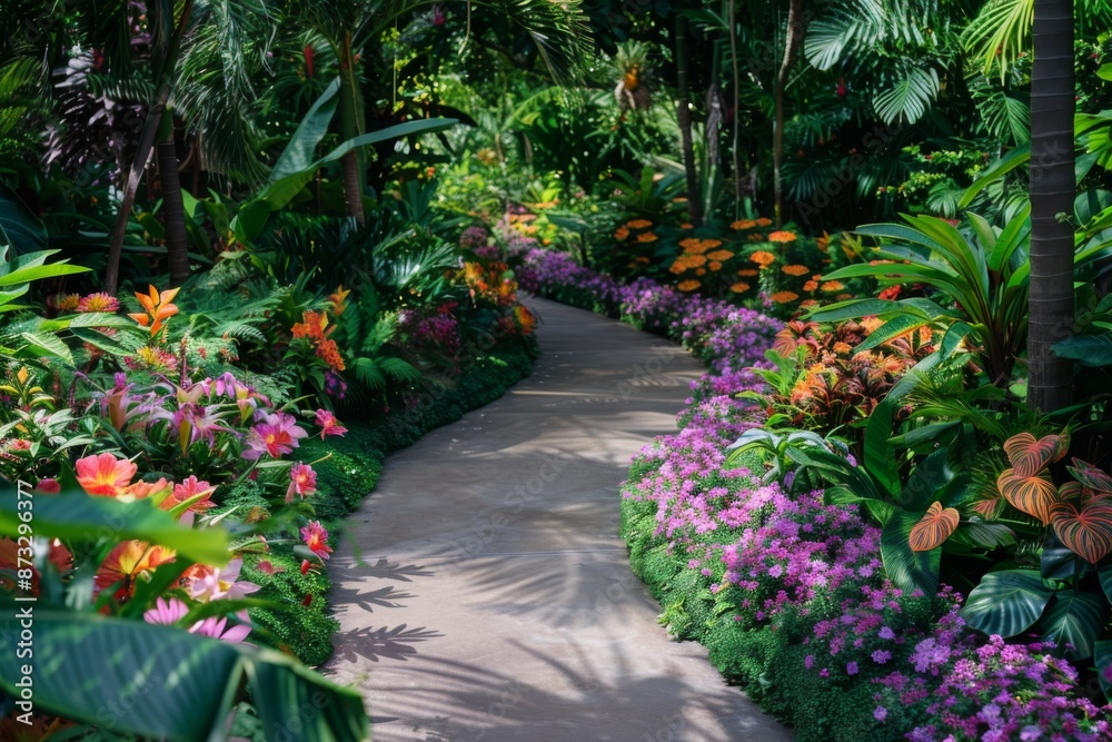 Meander through a kaleidoscope of colors and scents in this stunning botanical garden, where exotic plants and flowers thrive. The winding pathway invites you to explore and discover hidden gems. Meander through a kaleidoscope of colors and scents in this stunning botanical garden, where exotic plants and flowers thrive. The winding pathway invites you to explore and discover hidden gems.
