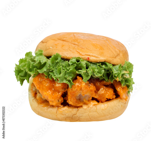 Chicken Burger With Cheetos and mayonnaise, Burger, Chicken Burger