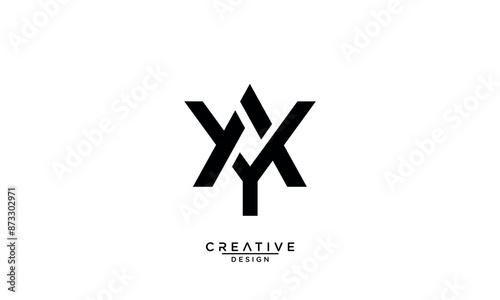 AY, YA, A, Y, Abstract Letters Logo Monogram