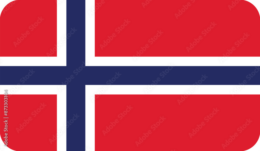 Naklejka premium Norway Flag﻿. norwegen fahne norway flag, 