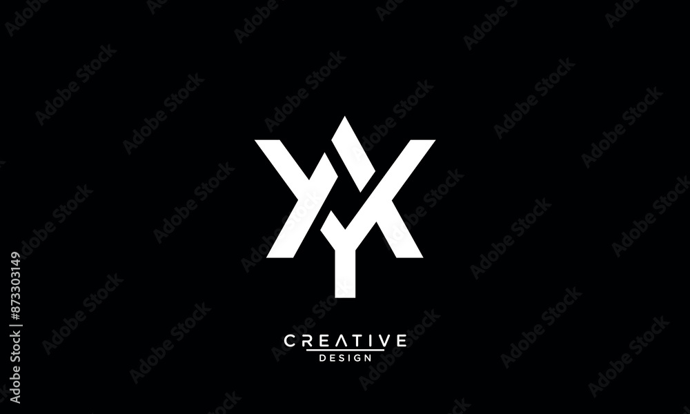 AY, YA, A, Y, Abstract Letters Logo Monogram AY, YA, A, Y, Abstract Letters Logo Monogram