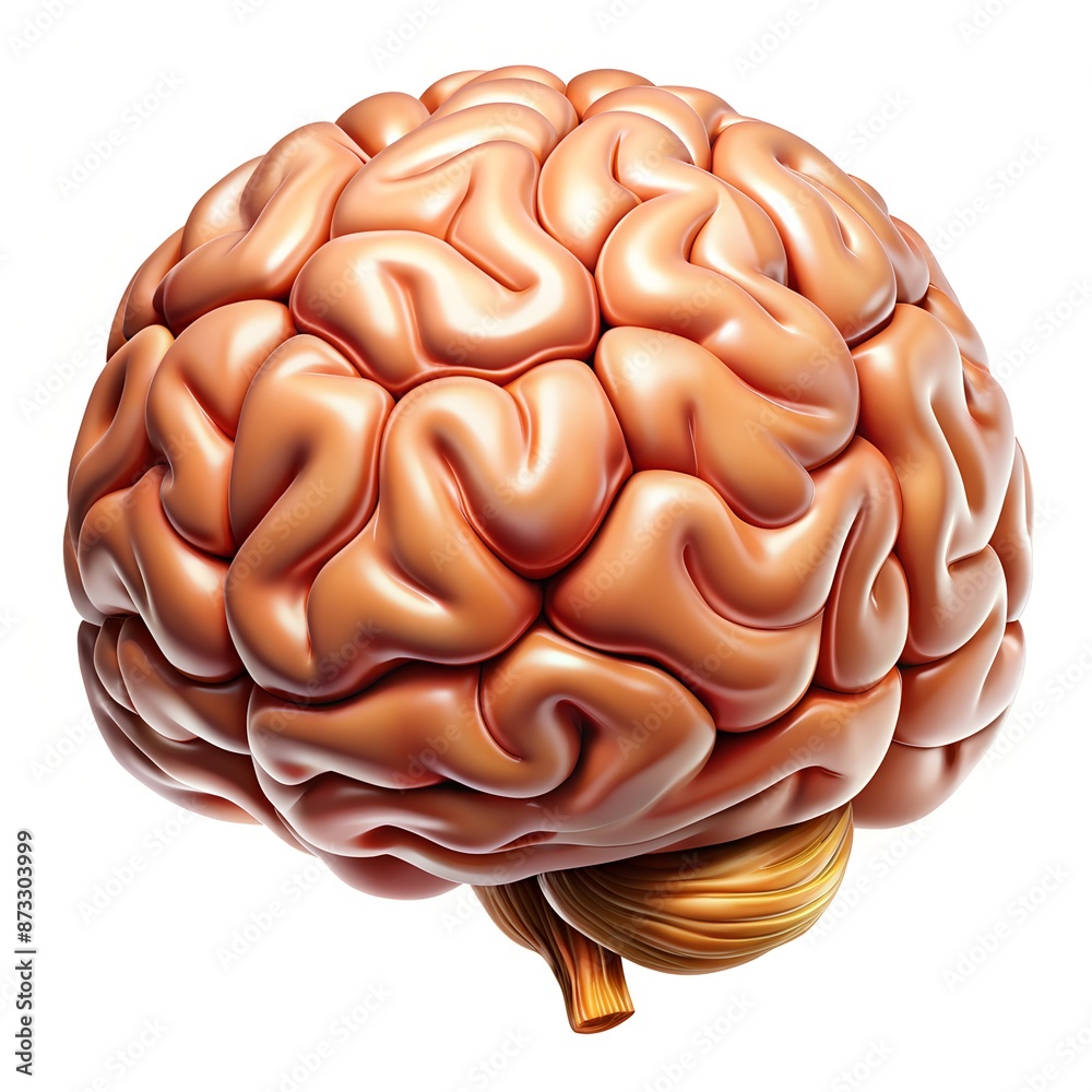 3d rendered illustration of a brain 3d rendered illustration of a brain