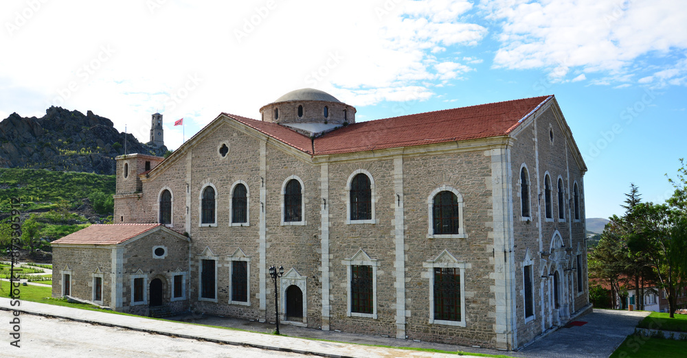 The Armenian Church, located in Sivrihisar, Turkey, was built in 1881. The Armenian Church, located in Sivrihisar, Turkey, was built in 1881.