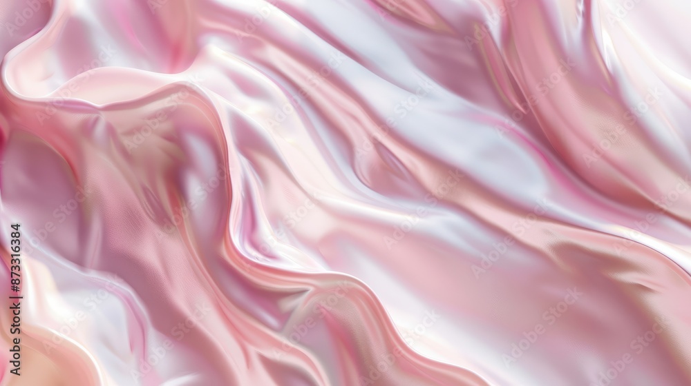 Close-up of moisturizer cream swirls and smears on a light pastel pink background. The creamy texture and smooth application are highlighted, perfect for skincare and beauty product presentations. Close-up of moisturizer cream swirls and smears on a light pastel pink background. The creamy texture and smooth application are highlighted, perfect for skincare and beauty product presentations.