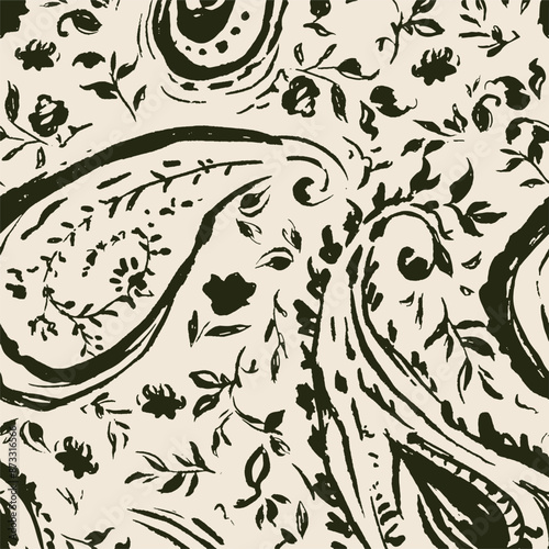 Trendy floral seamless pattern collection. Set of vintage 70s style flower background illustration. Colorful pastel color groovy artwork bundle, y2k nature backgrounds with spring plants